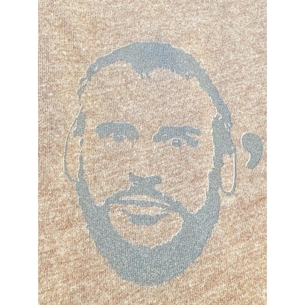 Next Level Apparel Brown Short Sleeve Graphic Text Crew TShirt Extra Large - Picture 2 of 8